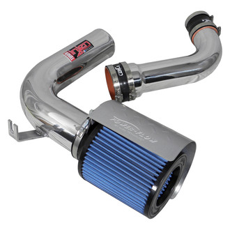 Injen® - PF Series Power-Flow Polished Silver Cold Air Intake System with Blue Filter