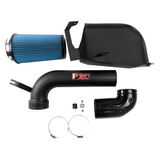 Injen® - PF Series Power-Flow Wrinkle Black Cold Air Intake System