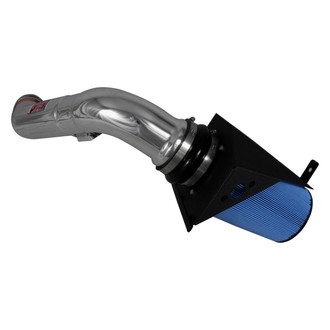Injen® - PF Series Power-Flow Polished Silver Cold Air Intake System with Blue Filter
