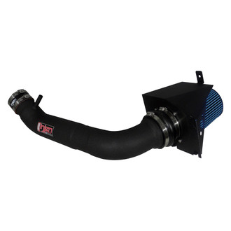 Injen® - PF Series Power-Flow Wrinkle Black Cold Air Intake System with Blue Filter