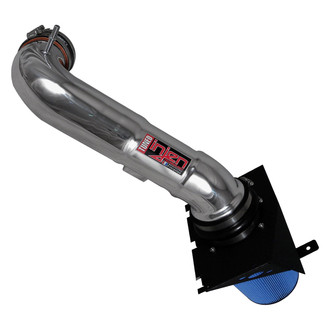 Injen® - PF Series Power-Flow Polished Silver Cold Air Intake System with Blue Filter