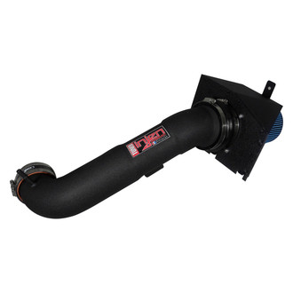 Injen® - PF Series Power-Flow Wrinkle Black Cold Air Intake System with Blue Filter