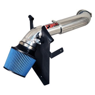 Injen® - PF Series Power-Flow Polished Silver Cold Air Intake System with Blue Filter