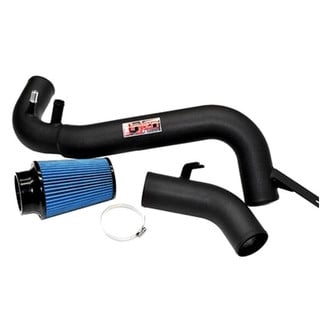 Injen® - PF Series Power-Flow Wrinkle Black Cold Air Intake System with Blue Filter