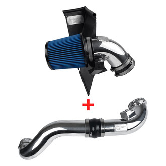 Injen® - Speed Pro Series Synthetic Polished Air Intake System with Dry Blue Filter