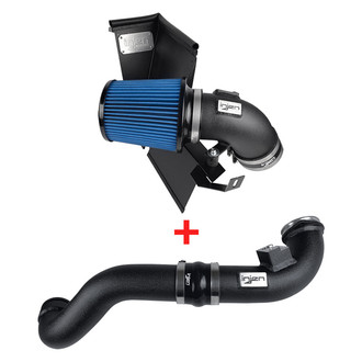 Injen® - Speed Pro Series Synthetic Black Air Intake System with Dry Blue Filter