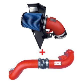Injen® - Speed Pro Series Synthetic Red Air Intake System with Dry Blue Filter