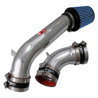 Injen® - RD Series Polished Silver Cold Air Intake System with Blue Filter