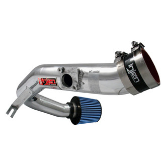 Injen® - RD Series Polished Silver Cold Air Intake System with Blue Filter