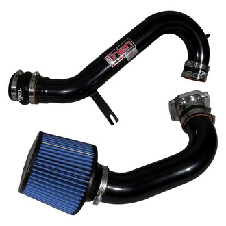 Injen® - RD Series Polished Black Cold Air Intake System with Blue Filter