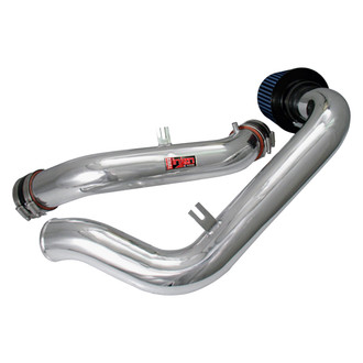 Injen® - RD Series Polished Silver Cold Air Intake System with Blue Filter
