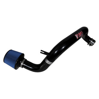 Injen® - RD Series Polished Black Cold Air Intake System with Blue Filter