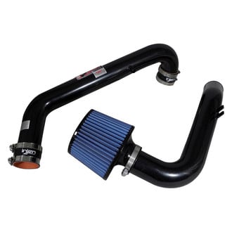 Injen® - RD Series Polished Black Cold Air Intake System with Blue Filter