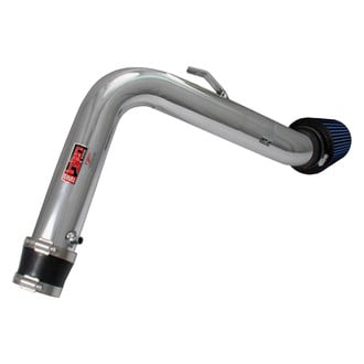 Injen® - RD Series Polished Silver Cold Air Intake System with Blue Filter