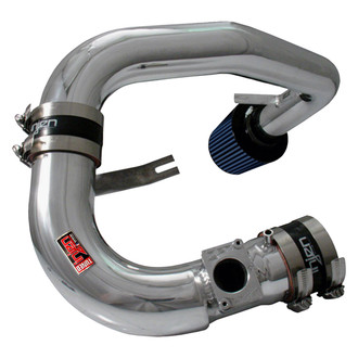 Injen® - RD Series Polished Silver Cold Air Intake System with Blue Filter