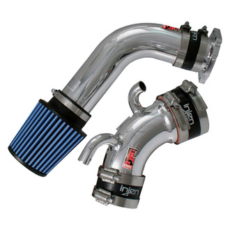 Injen® - RD Series Polished Silver Cold Air Intake System with Blue Filter