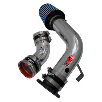 Injen® - RD Series Polished Silver Cold Air Intake System with Blue Filter