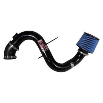 Injen® - RD Series Polished Black Cold Air Intake System with Blue Filter