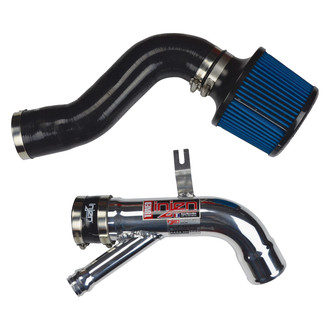 Injen® - RD Series Polished Silver Cold Air Intake System with Blue Filter