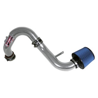Injen® - RD Series Polished Silver Cold Air Intake System with Blue Filter