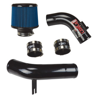 Injen® - RD Series Polished Black Cold Air Intake System with Blue Filter