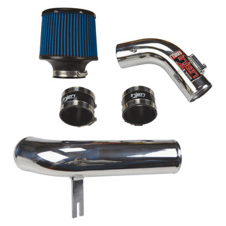 Injen® - RD Series Polished Silver Cold Air Intake System with Blue Filter