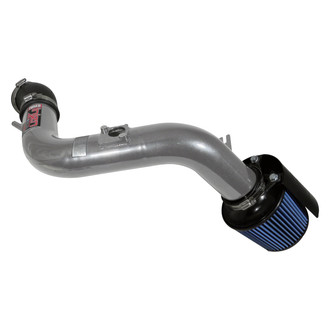 Injen® - RD Series Polished Silver Cold Air Intake System with Blue Filter