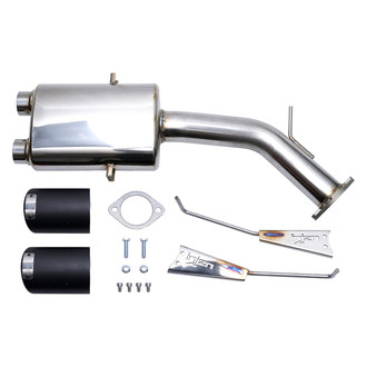 Injen® - 304 SS Axle-Back Exhaust System with Dual Rear Exit