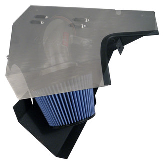 Injen® - SP Series Polished Silver Short Ram Air Intake System with Blue Filter with Top Lid