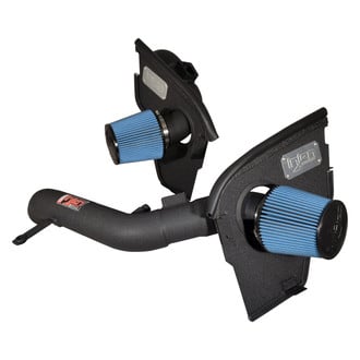 Injen® - SP Series Wrinkle Black Short Ram Air Intake System with Blue Filter