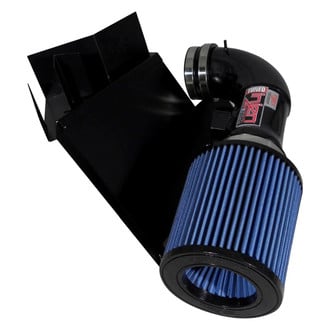 Injen® - SP Series Polished Black Short Ram Air Intake System with Blue Filter