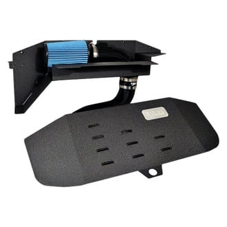 Injen® - SP Series Wrinkle Black Short Ram Air Intake System with Blue Filter
