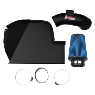 Injen® - SP Series Wrinkle Black Short Ram Air Intake System with Blue Filter
