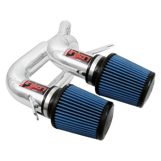 Injen® - SP Series Polished Silver Short Ram Air Intake System with Blue Filter