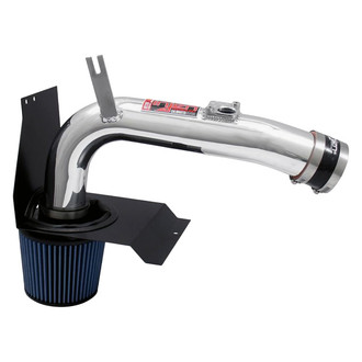 Injen® - SP Series Polished Silver Cold Air Intake System with Blue Filter
