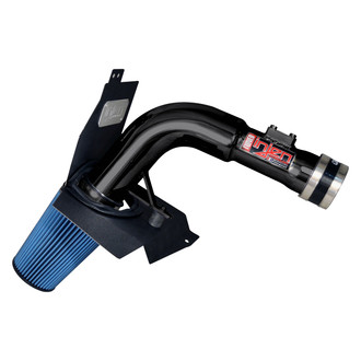 Injen® - SP Series Polished Black Cold Air Intake System with Blue Filter