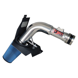 Injen® - SP Series Polished Silver Cold Air Intake System with Blue Filter