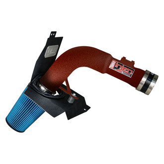 Injen® - SP Series Wrinkle Red Cold Air Intake System with Blue Filter