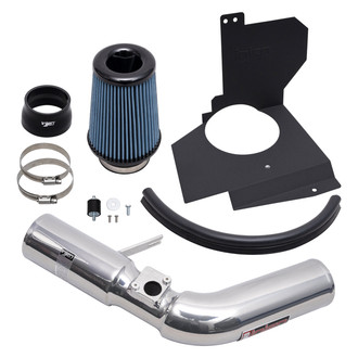 Injen® - SP Series Polished Silver Short Ram Air Intake System with Blue Filter