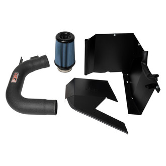 Injen® - SP Series Wrinkle Black Cold Air Intake System with Blue Filter