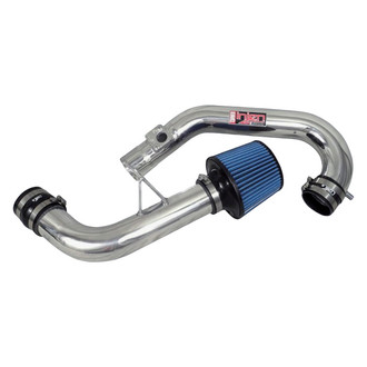 Injen® - SP Series Polished Silver Cold Air Intake System with Blue Filter