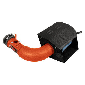 Injen® - SP Series Wrinkle Red Short Ram Air Intake System with Blue Filter