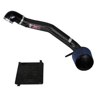Injen® - SP Series Polished Black Cold Air Intake System with Blue Filter