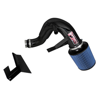 Injen® - SP Series Polished Black Short Ram Air Intake System with Blue Filter