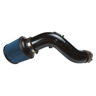 Injen® - SP Series Polished Black Short Ram Air Intake System with Blue Filter