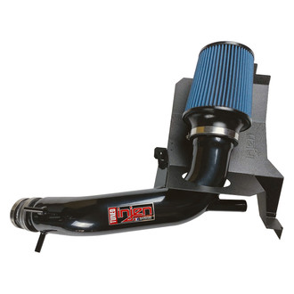 Injen® - SP Series Wrinkle Black Cold Air Intake System with Blue Filter