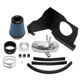 Injen® - SP Series Polished Silver Short Ram Air Intake System with Blue Filter