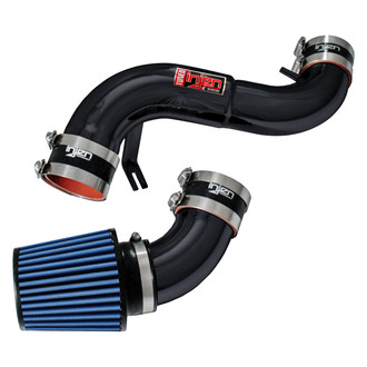 Injen® - SP Series Polished Black Short Ram Air Intake System with Red Filter