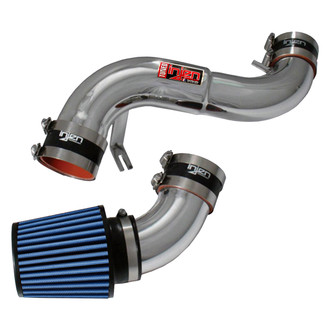 Injen® - SP Series Polished Silver Short Ram Air Intake System with Red Filter