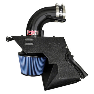 Injen® - SP Series Polished Black Short Ram Air Intake System with Blue Filter